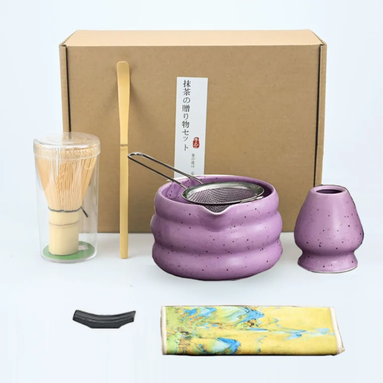 7pcs/set Japanese Style Matcha Tea Set With Tool Rack, Including Bowl, Whisk, Spoon, Great Gift For Ceremony, Traditional Japane - Image 2