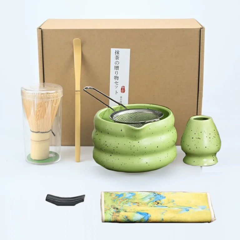 7pcs/set Japanese Style Matcha Tea Set With Tool Rack, Including Bowl, Whisk, Spoon, Great Gift For Ceremony, Traditional Japane - Image 3