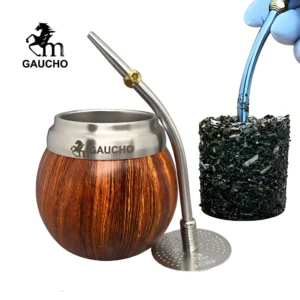 1 Set/Lot Yerba Mate Tea Dregs Removal Which Can Remove Residue One Time Include Gourds Cup & Filter Disk Straw & Cleaning Brush