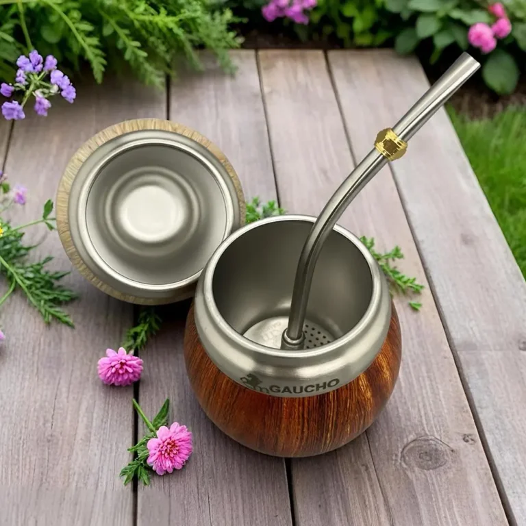 1 Set/Lot Yerba Mate Tea Dregs Removal Which Can Remove Residue One Time Include Gourds Cup & Filter Disk Straw & Cleaning Brush - Image 2