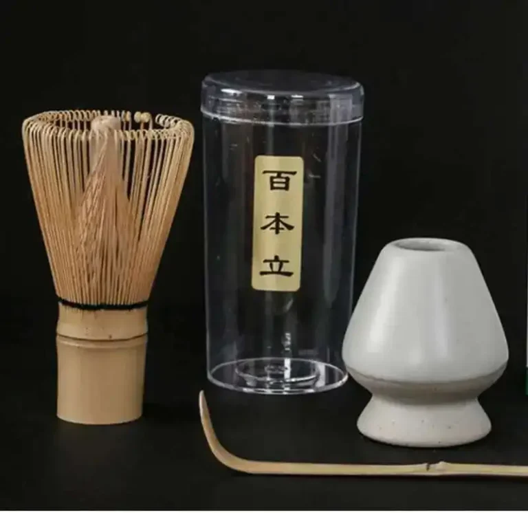 Handmade Home Easy Clean Matcha Tea Set Tool Stand Kit Bowl Whisk Scoop Gift Ceremony Traditional Japanese Accessories - Image 2