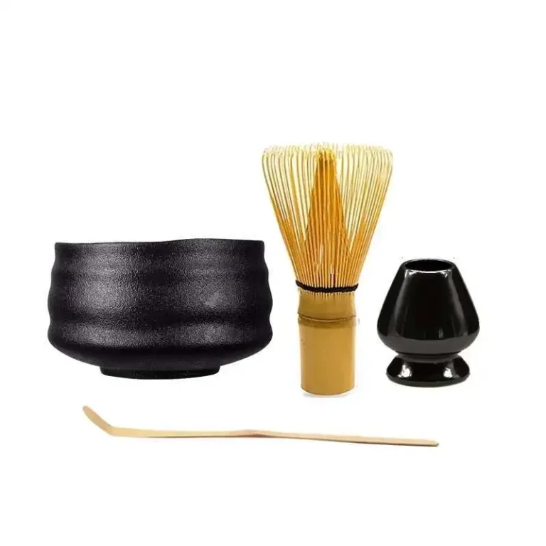 Handmade Home Easy Clean Matcha Tea Set Tool Stand Kit Bowl Whisk Scoop Gift Ceremony Traditional Japanese Accessories - Image 6