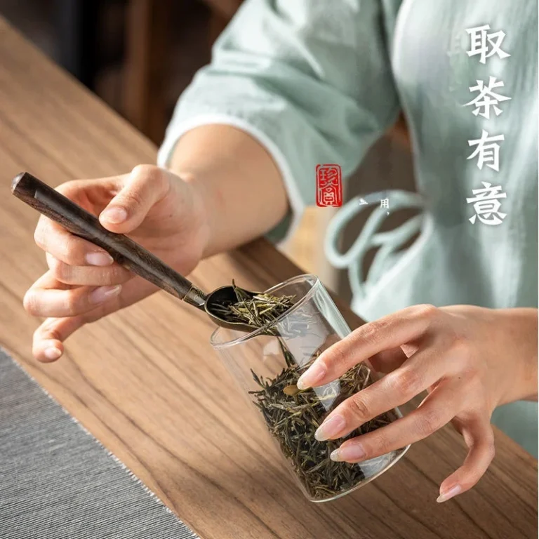 GIANXI Tea Ceremony Six Gentlemen Set Tea Making Tea Set Pot Pen Tea Fork Tea Needle Tea Art Accessories Ebony Tool Tea Pot - Image 5