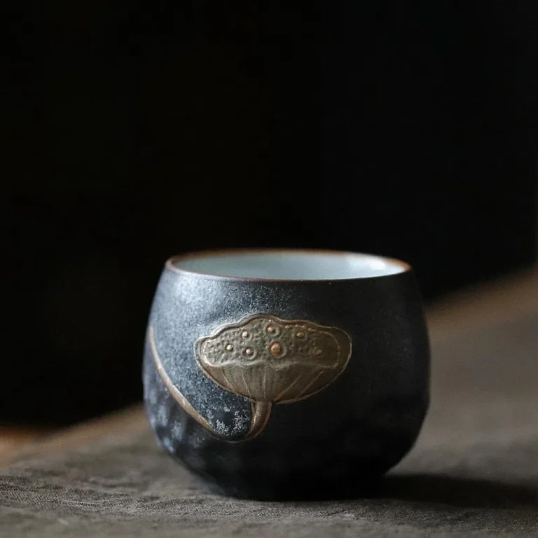 Japanese Ceramic Tea Set, Teacup, Coffee Cup, Yerba Mate Set, Stoneware Handmade Ceramic Ceramic Cup - Image 3