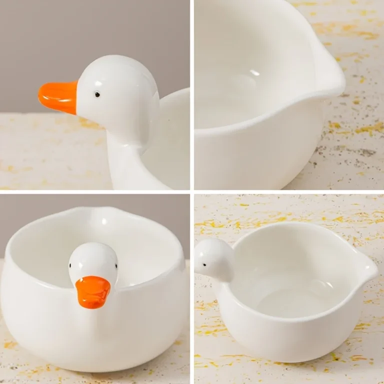 5pcs matcha tea set, ceramic cute duck matcha bowl set, Japanese matcha ritual set, the best gifts for matcha lovers - Image 4