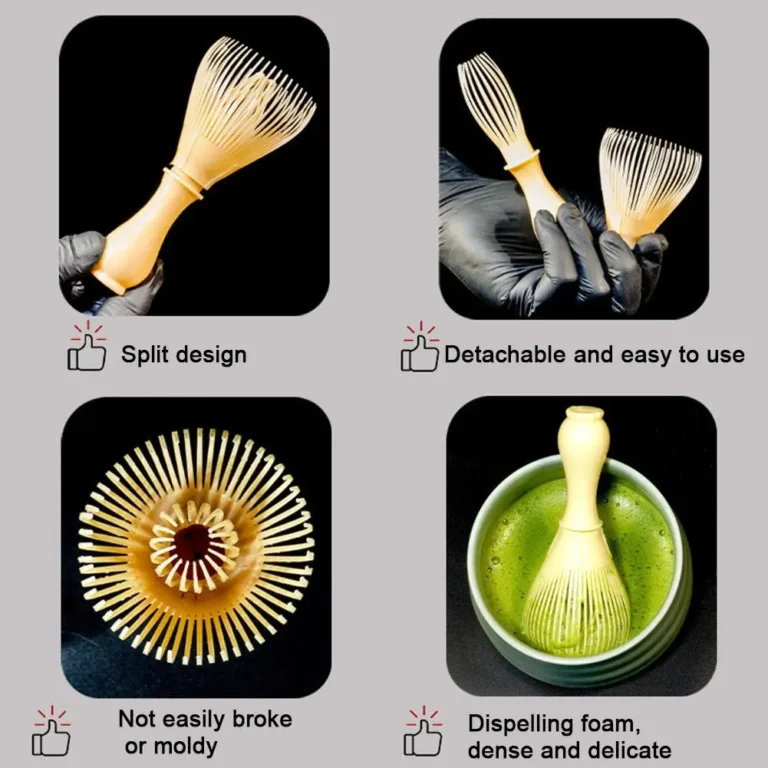 Tea Whisk Matcha Tea Whisk Handmade Bamboo Matcha Whisk Chasen  Traditional China Tea Ceremony Tool Reusable For Smooth - Image 3