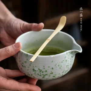 1-4PCS High Quality Ceramic Matcha Bowl Japanese Matcha Large Capacity Matcha Holder Matcha Brewing Cup Gifts