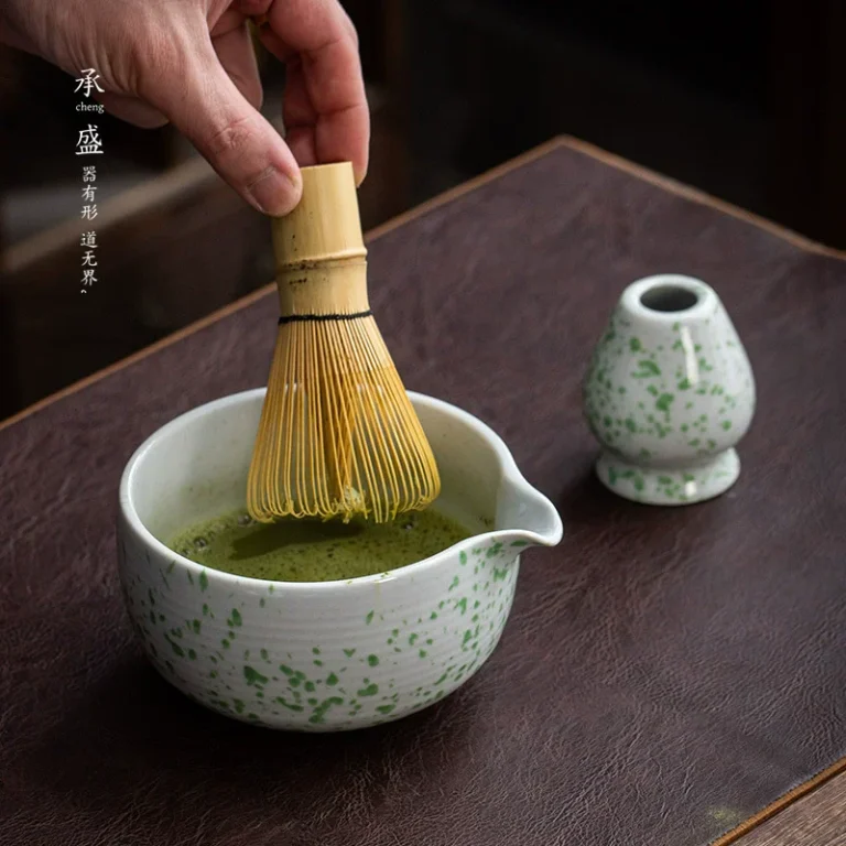 1-4PCS High Quality Ceramic Matcha Bowl Japanese Matcha Large Capacity Matcha Holder Matcha Brewing Cup Gifts - Image 3