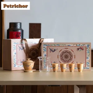 Dunhuang Apsaras Tea Set Complete Set Boutique Tea Ceremony Set Tea Maker Teapot And Tea Cup Set Tableware Supplies Collection