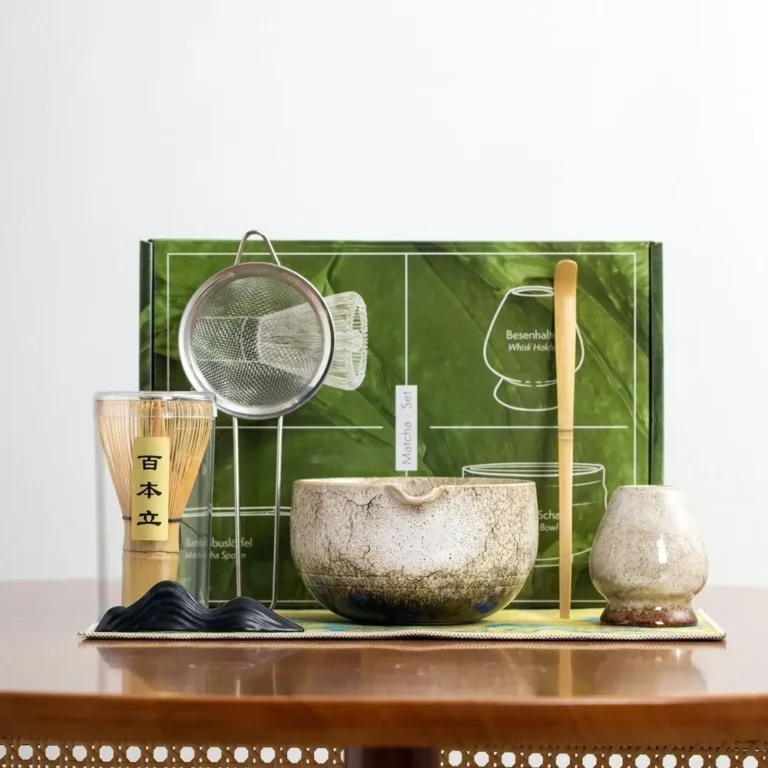 Tea Sticks Japanese Matcha Tea Set Match Bowl Tea-Making Tools Matcha Brush Bamboo Ceramic Matcha Spoon Matcha Whisk Set - Image 4