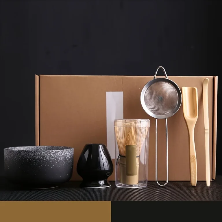 6PCS/Set Japanese-style Matcha Bowl , Spoon, Tea Whisk, Sieve Mesh, Perfect Gift For Ceremony, Traditional Decoration - Image 4