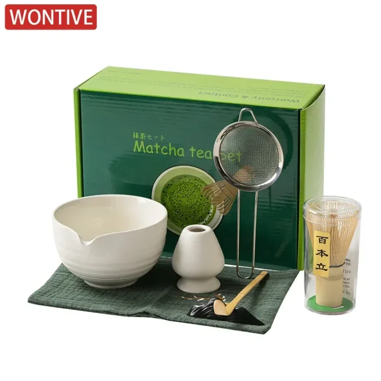 1-7pcs Japanese Matcha Making Set Bamboo Matcha Brush Exquisite Matcha Bowl Gift Box with Whisk Sumptuous Tea Tools Great Gifts - Image 6