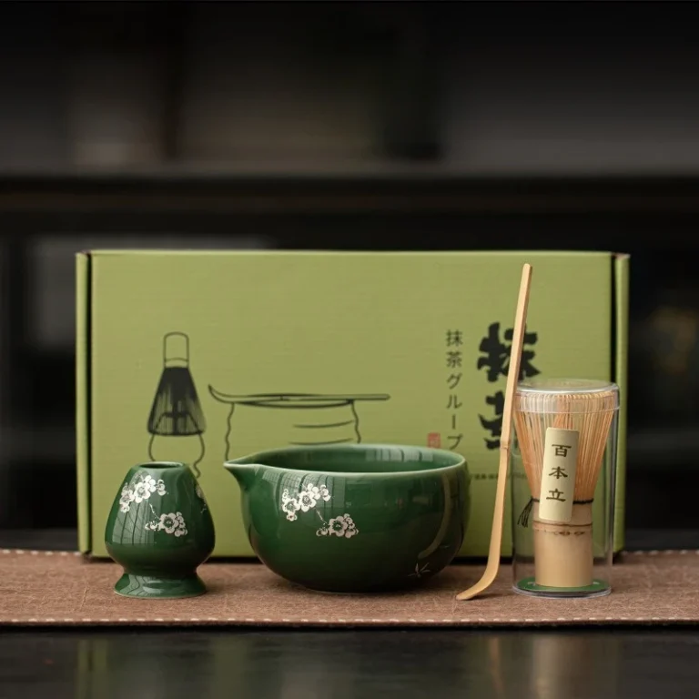 Matcha Whisk Set Easy To Clean Matcha Tea Set Versatile Matchas Whisk and Bowl Set Sturdy Teaware Kit Include Tea Bowl Kit