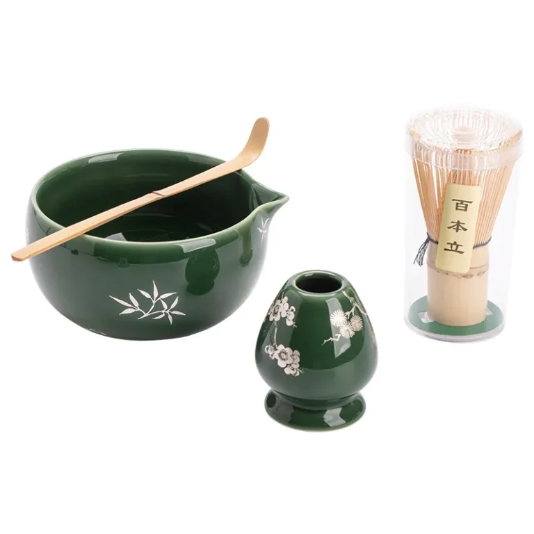 Matcha Whisk Set Easy To Clean Matcha Tea Set Versatile Matchas Whisk and Bowl Set Sturdy Teaware Kit Include Tea Bowl Kit - Image 6