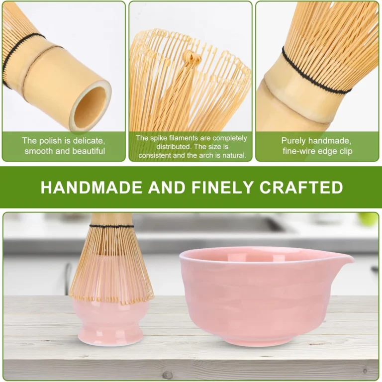 5pcs Matcha Bowl Set Traditional Ceramic Tea Set Eagle-Beak Green Japanese Tea Ceremony Accessory Tea-making Tools for Tea Lover - Image 5