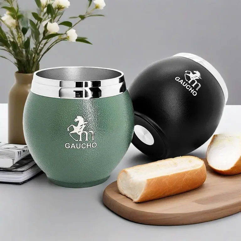 1 Set/Lot Gaucho Yerba Mate Gourds 280 Ml Stainless Double Wall With Removable Filter Straw Bombilla & Cleaning Brush Hot Sale - Image 2