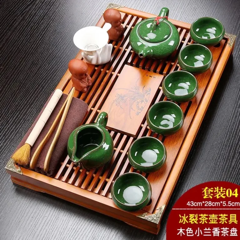 Hot Sale Yixing Ceramic Kung Fu Tea Set Solid Wood Tea Tray Teapot 27-piece Tea Suit Chinese Tea Ceremony - Image 3