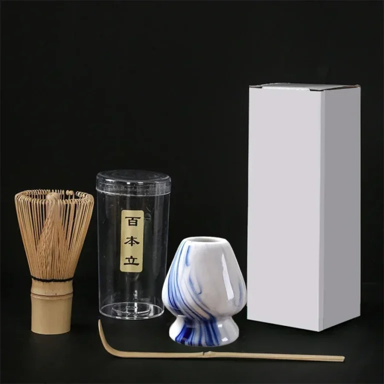 3pcs/set Tea Brush Matcha Stirring Brush  Stand Japanese Ordering Tools 3pcs Tea Spoon Tea Brush Holder - Image 5