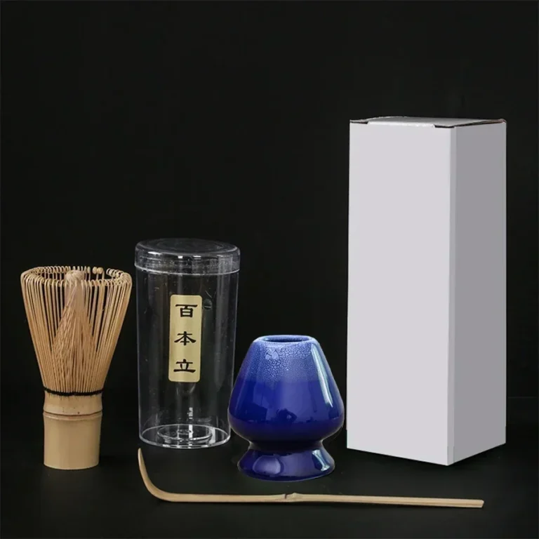 3pcs/set Tea Brush Matcha Stirring Brush  Stand Japanese Ordering Tools 3pcs Tea Spoon Tea Brush Holder - Image 6