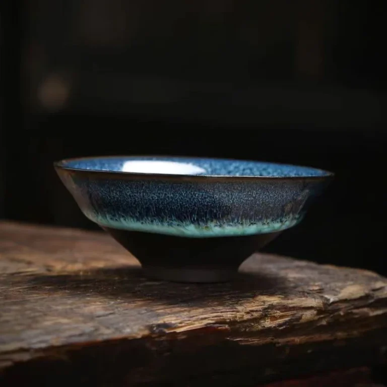 Exquisite Starry sky tea Cup set 6pcs temmoku glaze teacup Kung Fu TeaCups Chinese Handmade Porcelain Tea Cup - Image 4