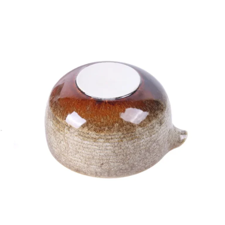 Ceramic Kiln-changed Matcha Bowl Tea Lid Tea Hat Two-piece Set of Song Dynasty Tea-making Instrument Kung Fu Matcha Tool - Image 3