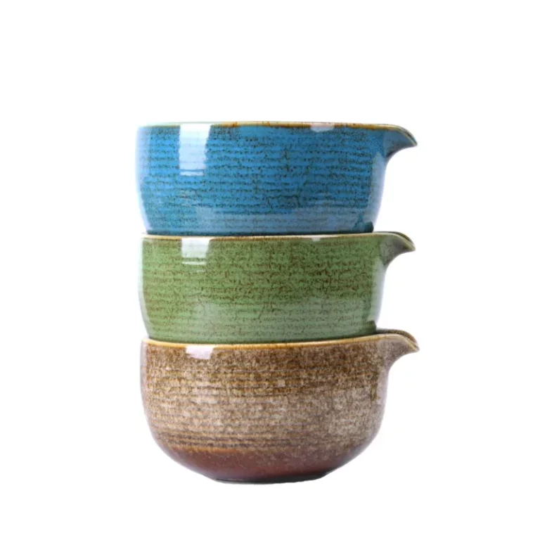 Ceramic Kiln-changed Matcha Bowl Tea Lid Tea Hat Two-piece Set of Song Dynasty Tea-making Instrument Kung Fu Matcha Tool - Image 6
