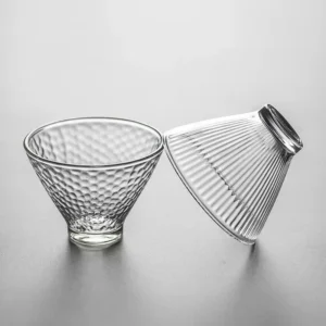 Creative Heat-resistant Glass Tea Cup Tea Set Kung Fu Teacup Set Porcelain Mug Glass Cute Cups Teacups Vintage Bowl Bone China