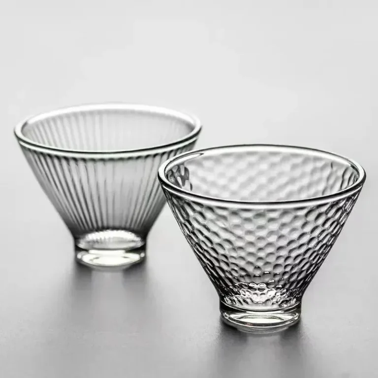 Creative Heat-resistant Glass Tea Cup Tea Set Kung Fu Teacup Set Porcelain Mug Glass Cute Cups Teacups Vintage Bowl Bone China - Image 2