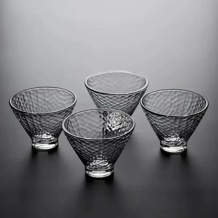 Creative Heat-resistant Glass Tea Cup Tea Set Kung Fu Teacup Set Porcelain Mug Glass Cute Cups Teacups Vintage Bowl Bone China - Image 3