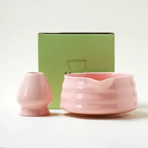 1/2Pcs Tea Bowl with Pouring Spout Whisk Holder Matcha Ceramic Bowl for Tea Lovers Matcha Beginner Japanese Matcha Preparation