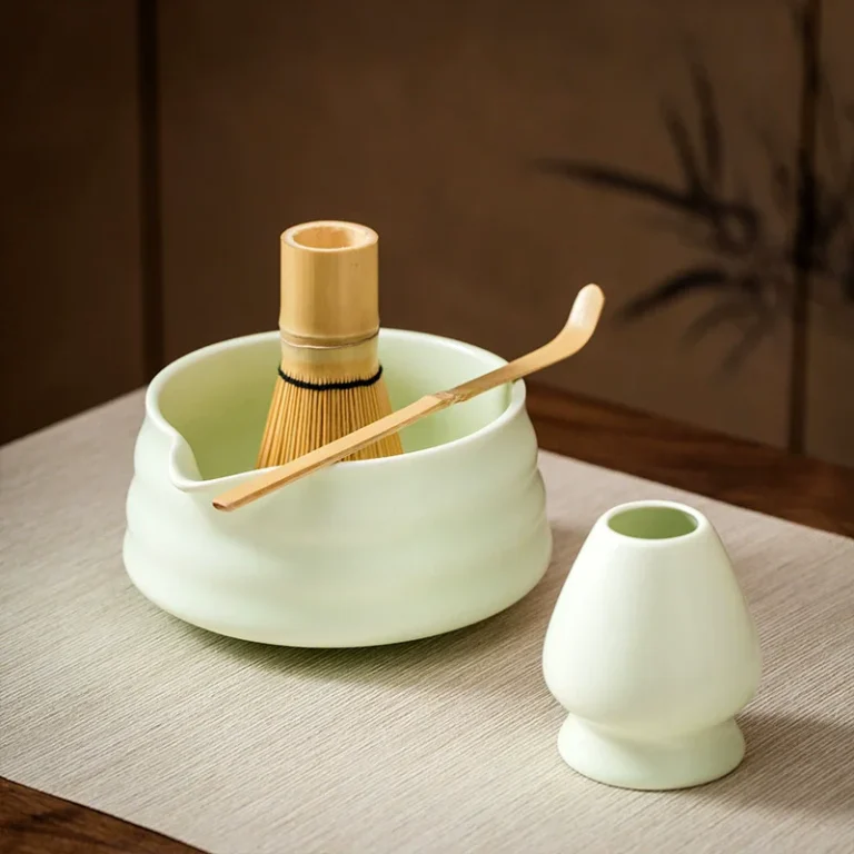 1/2Pcs Tea Bowl with Pouring Spout Whisk Holder Matcha Ceramic Bowl for Tea Lovers Matcha Beginner Japanese Matcha Preparation - Image 5