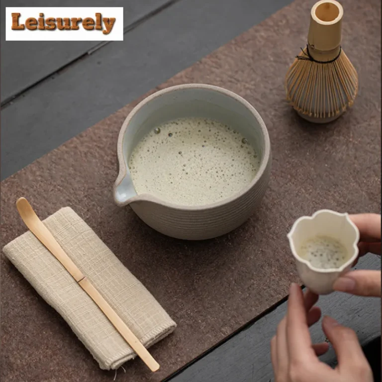 Ancient Pottery Tea Set Complete Set Matcha Beater Tea Brush Japanese Matcha Set Kit Tea Maker Tea Ceremonial for Beverage Shop - Image 4