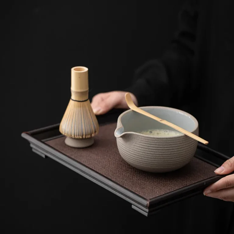 Ancient Pottery Tea Set Complete Set Matcha Beater Tea Brush Japanese Matcha Set Kit Tea Maker Tea Ceremonial for Beverage Shop - Image 5
