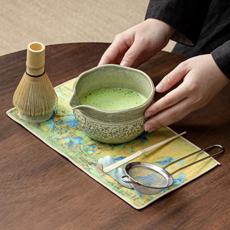 5/7pcs Matcha Tea Set Ceramic Matcha Bowl Bamboo Whisk Teaspoon Tea Kit Making Set for Matcha Lovers Tea Ceremony Accessories - Image 4