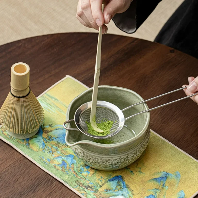5/7pcs Matcha Tea Set Ceramic Matcha Bowl Bamboo Whisk Teaspoon Tea Kit Making Set for Matcha Lovers Tea Ceremony Accessories - Image 5