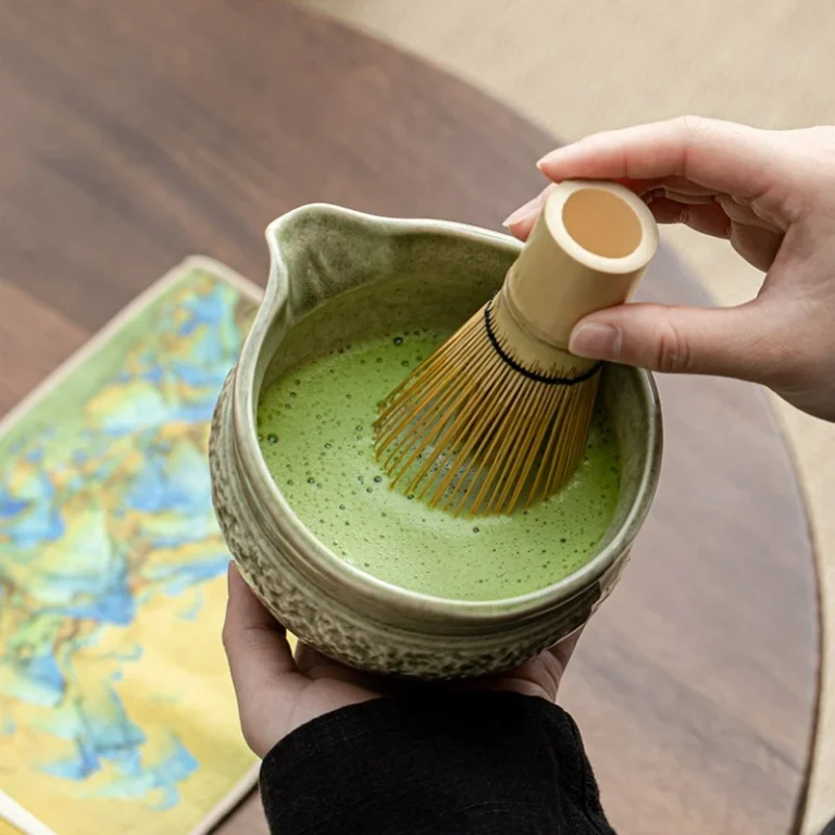 5/7pcs Matcha Tea Set Ceramic Matcha Bowl Bamboo Whisk Teaspoon Tea Kit Making Set for Matcha Lovers Tea Ceremony Accessories - Image 6