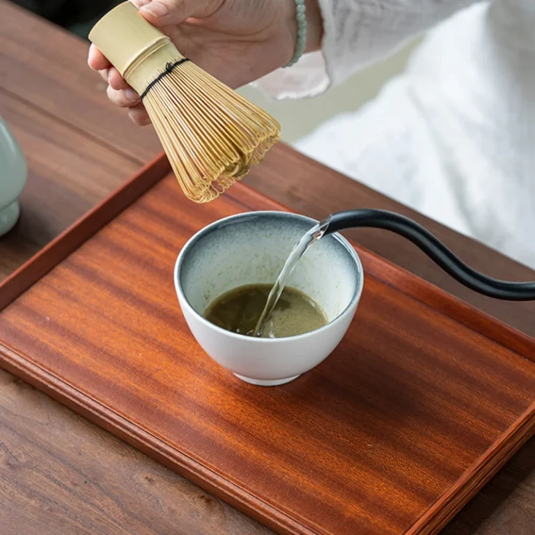 3/4Pcs Matcha Set Bamboo Whisk Teaspoon Ceramic Bowl Tranditional Tea Sets Home Tea-making Tools Accessories Birthday Gifts - Image 3