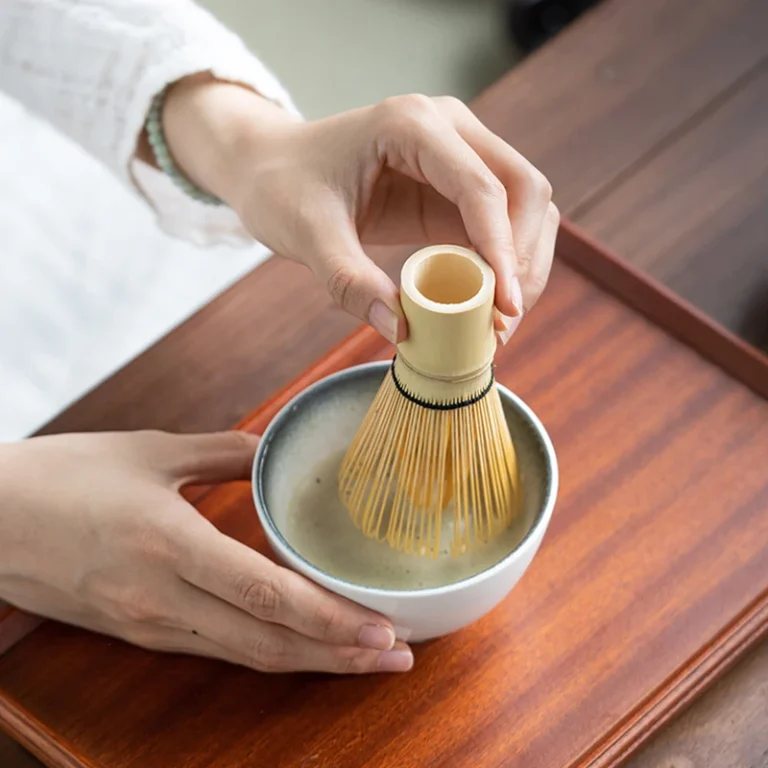 3/4Pcs Matcha Set Bamboo Whisk Teaspoon Ceramic Bowl Tranditional Tea Sets Home Tea-making Tools Accessories Birthday Gifts - Image 4