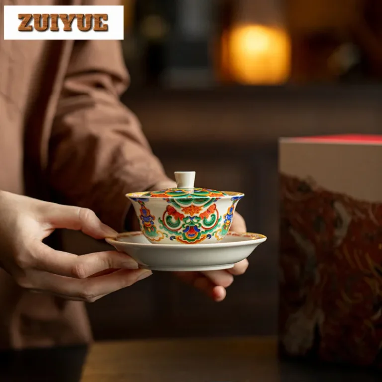 Dunhuang Elements Tea Set Complete Set Luxury Tea Ceremony Set Household Tea Maker Teapot And Tea Cup Set Cha Supplies Craft - Image 6