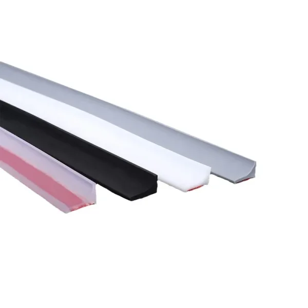Kitchen Water Retaining Strip Silicone Self-adhesive Door Seal Retaining Strip Separation Shower Dam Barrier Bathroom Accessory 6