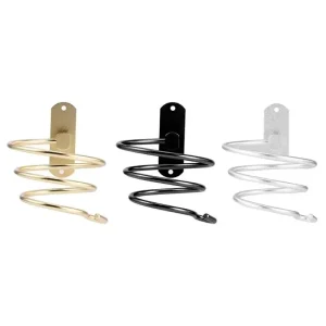 Wall-mounted Hair Dryer Holder Hairdressing Blower Bracket Hanging bathroom Shelf Storage Rack Holder Hanger Accessories Shelves 1