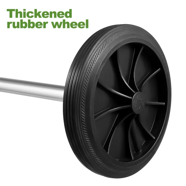 2PCS Small Trash Can Replacement Plastic Garbage Can Wheels Garbage Container Accessories Waste Bin Spare Parts 6
