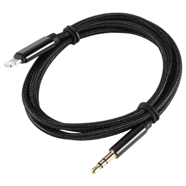Car AUX Cable for iPhone Audio Cable Aux Cable to 3.5mm Premium Audio for iPhone 13 Pro-8 Plus Car Stereos 3