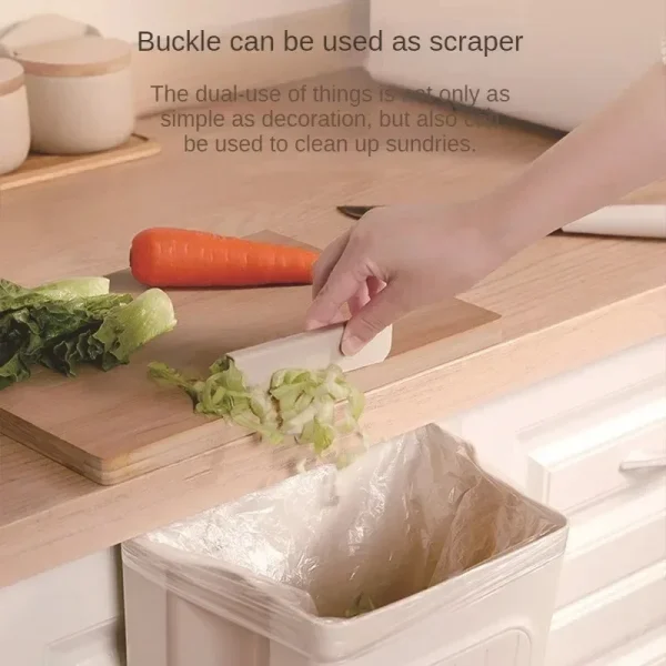 Kitchen Wastebasket Separate Trash Can Thicken Recycle Bin Save Space Organizer Food Waste Durable Backpack. Household Cleaning 3