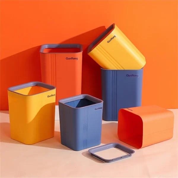 Trash Bin Narrow Seam Sensor Bin Recycling 8l/12l/16l Modern Minimalist Household Cleaning Tools Kitchen Trash Can Garbage Bin 4