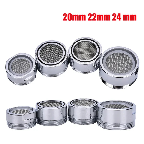 Kitchen Sink Faucet Tap Nozzle Thread Swivel Aerator Filter Sprayer Bathroom Water Saving Faucet Accessories 20/22/24/mm 1