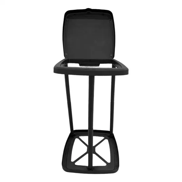 Portable Trash Bag Holder Rubbish Bin Stand Telescopic Garbage Holders Waste Storage Frame with Lid for Living Room Yard Lawn 1