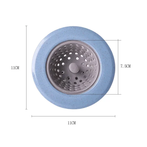 Silicone Bathroom Sink Drains Bathtub Plugs Strainers Sewer Hair Filter Bath Drain Stopper Sink Floor Drain Kitchen Accessories 3