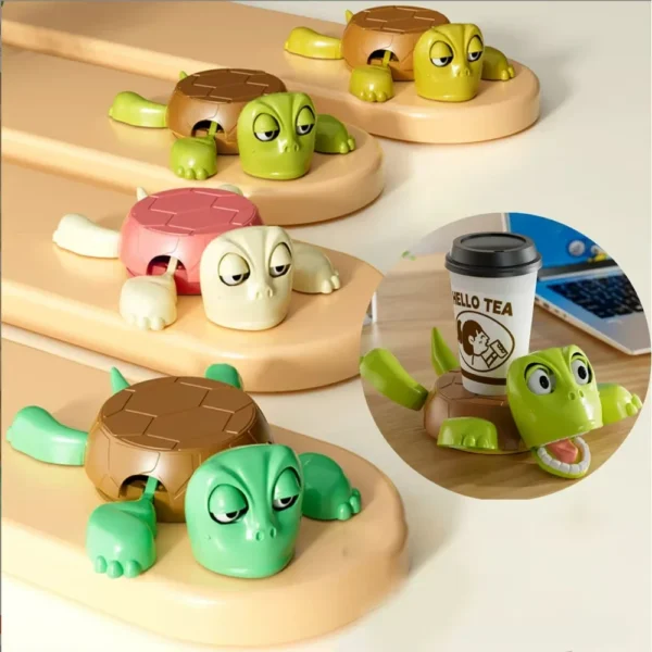 Funny Turtle Coaster Creative Cup Pad Tea Coffee Mug Drinks Holder Tableware Decorative Printed Ornament Home Decor 2