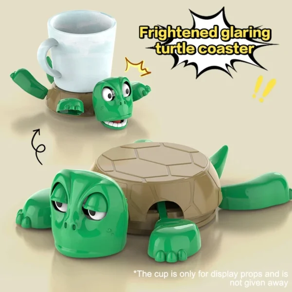 Funny Turtle Coaster Creative Cup Pad Tea Coffee Mug Drinks Holder Tableware Decorative Printed Ornament Home Decor 5